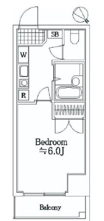 メインステージ日本橋箱崎の物件間取画像